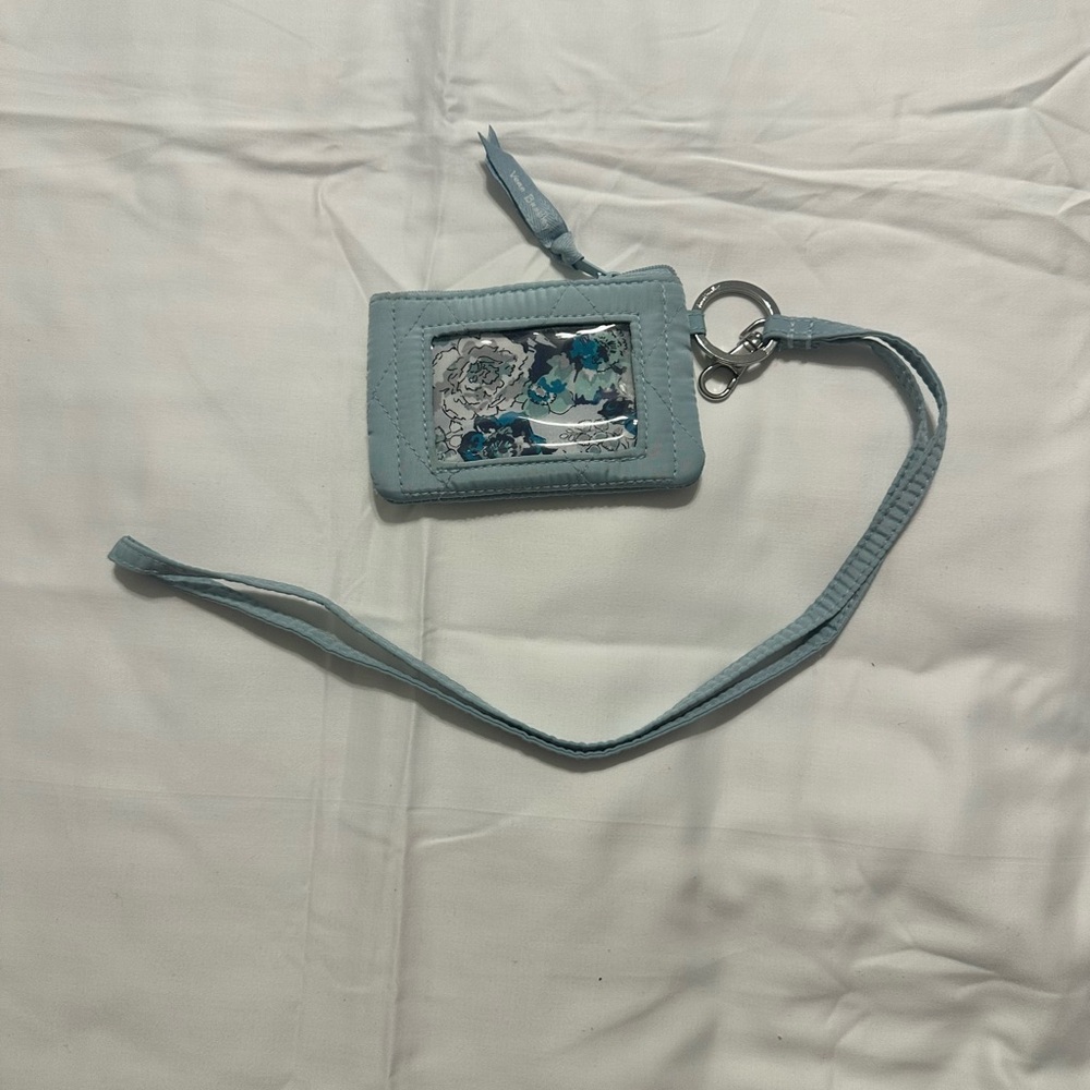 Vera Bradley Blue Floral ID Wallet